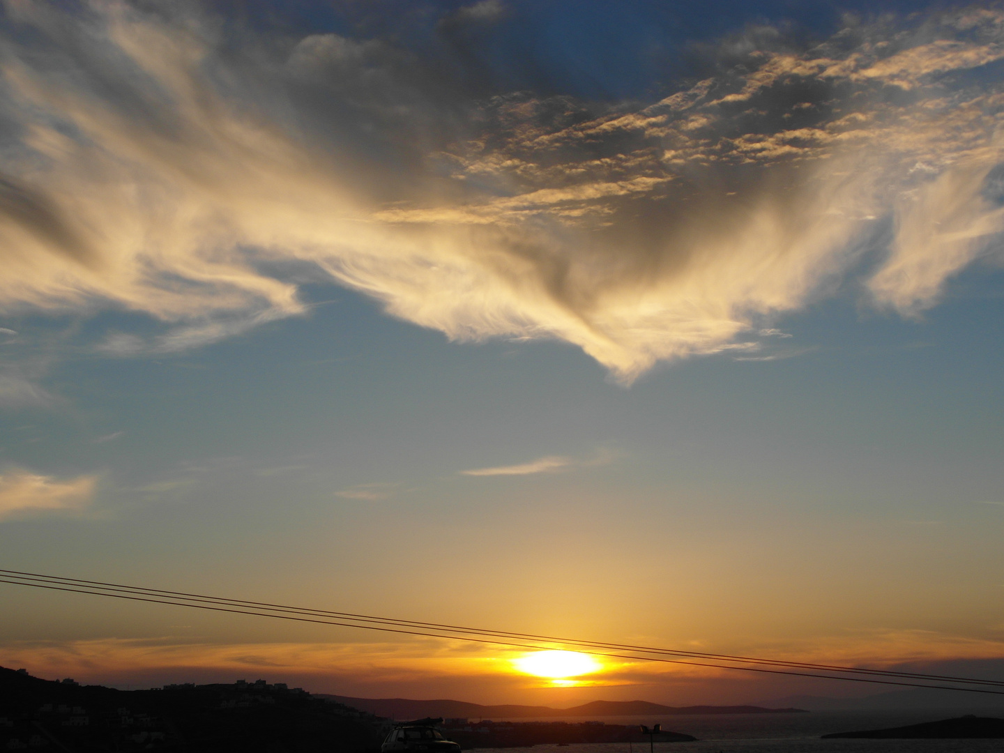 il cielo sopra mikonos...