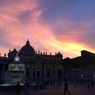 Il cielo sopra Piazza San Pietro.