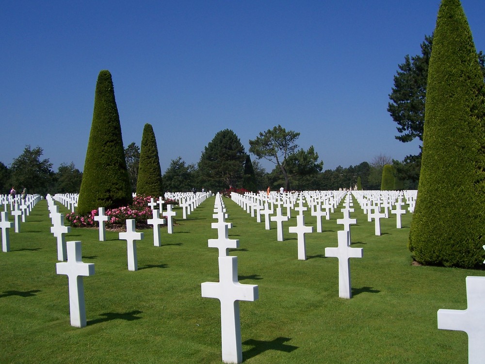 Il cimitero americano in Normandia