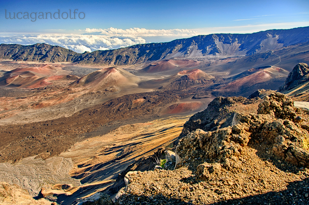 Il cratere dell'Haleakala, Maui, HI