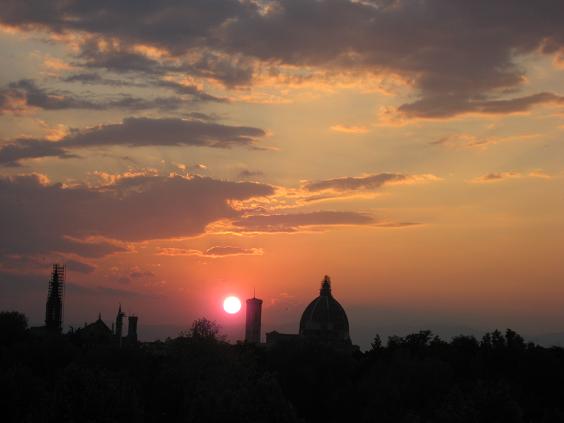 il duomo al tramonto