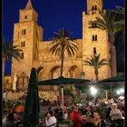 Il duomo di Cefalù all'imbrunire