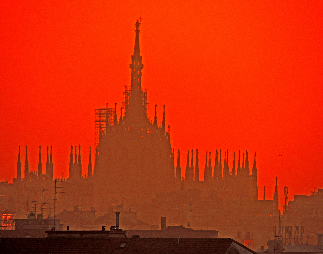 Il Duomo di Milano al tramonto