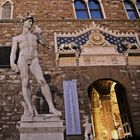 Il finto David in Piazza della Signoria