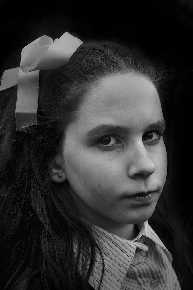 Il fiocco tra i capelli Foto % Immagini| feste e folclore, carnevale