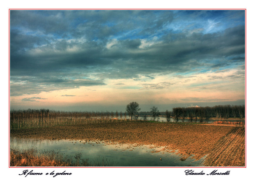 Il fiume e le golene