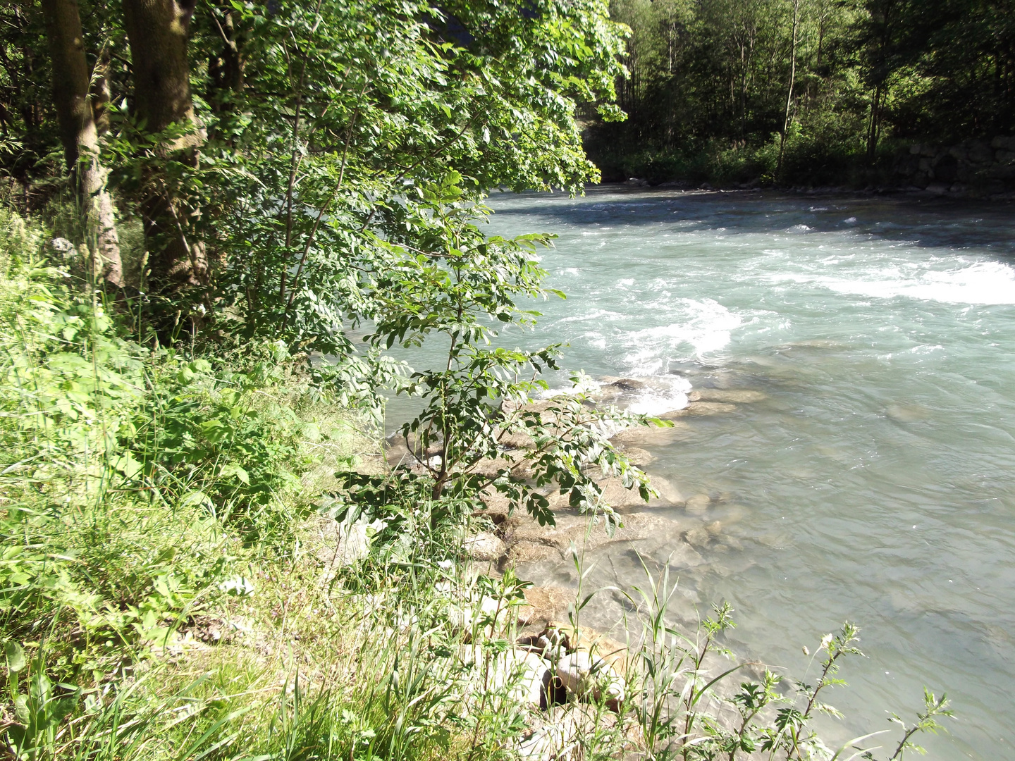 IL FIUME ISARCO. alto adige UNA PAUSA DAL RITORNO DALLA GERMANIA