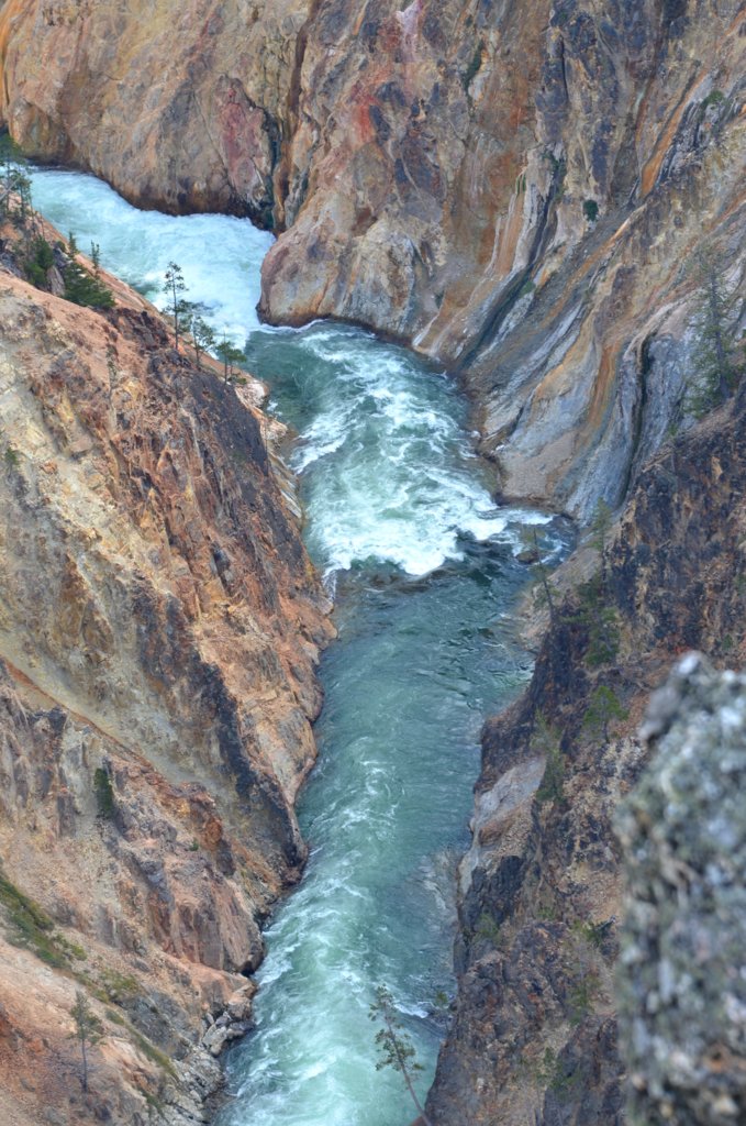 il fiume nel canyon