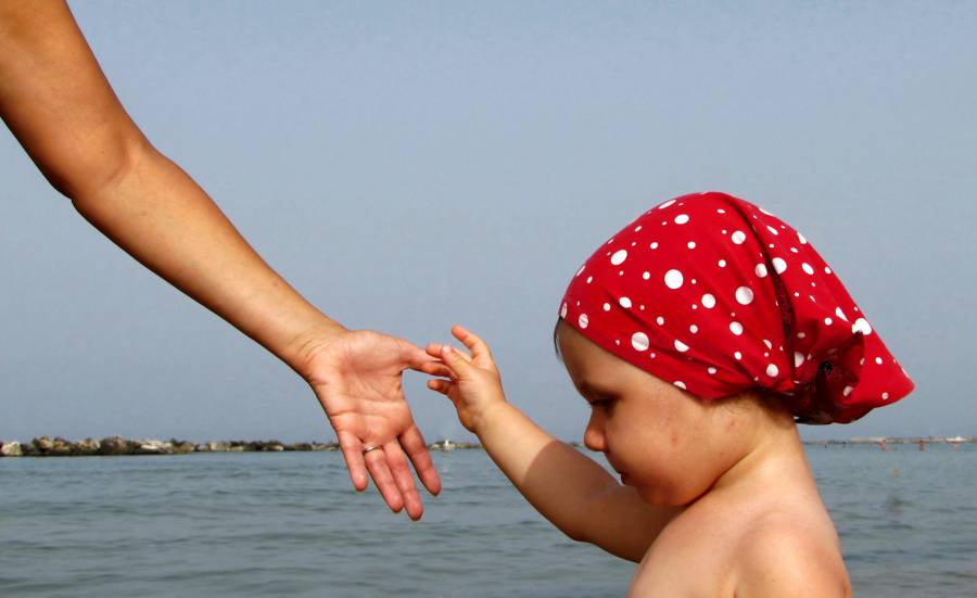 Il gesto di un bambino