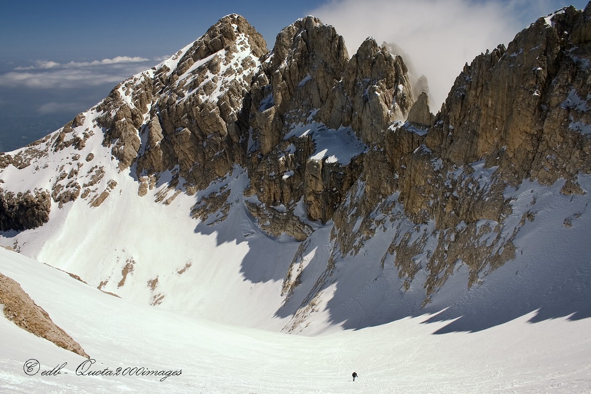 Il Ghiacciaio del Calderone al Gran Sasso - Abruzzo