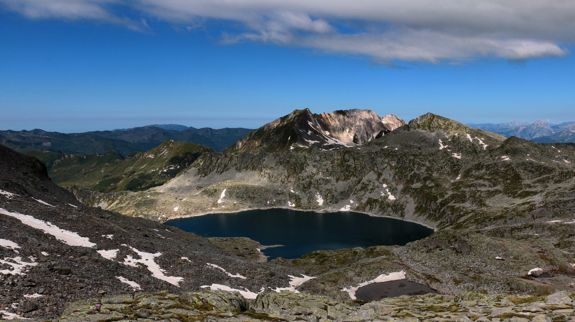 il lago blu