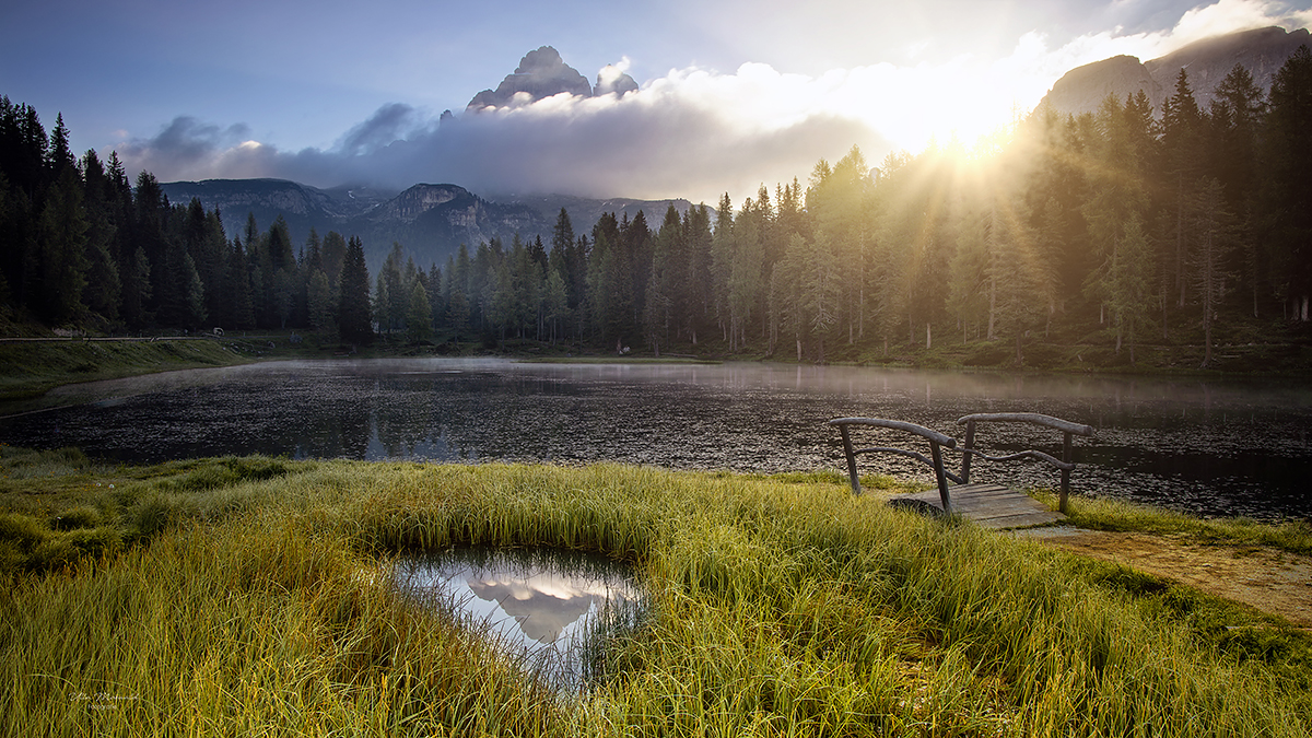 ...il lago d'Antorno...