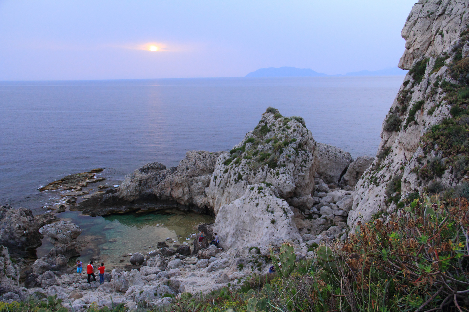 Il lago di Venere.Capo Milazzo (ME)