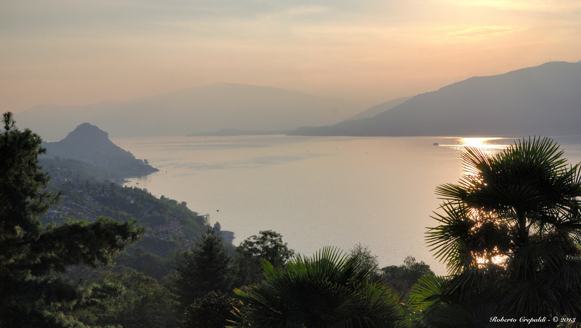 Il lago Maggiore da Bedero