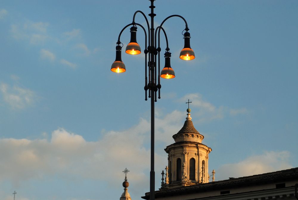 Il lampione e le chiese