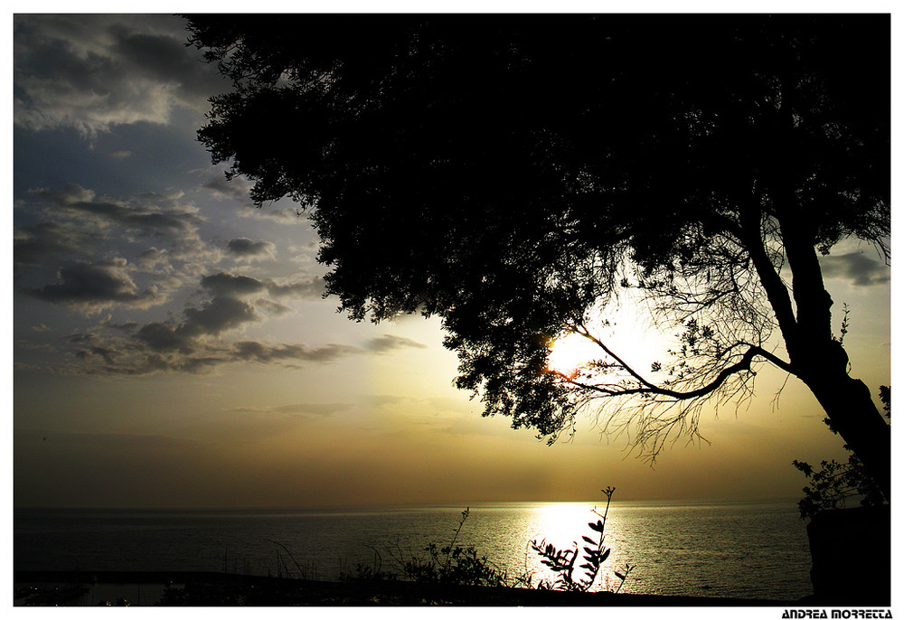 Il mare al tramonto