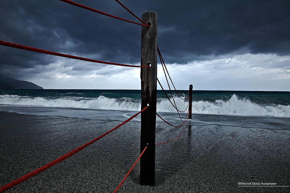 Il mare "calmo" della sera