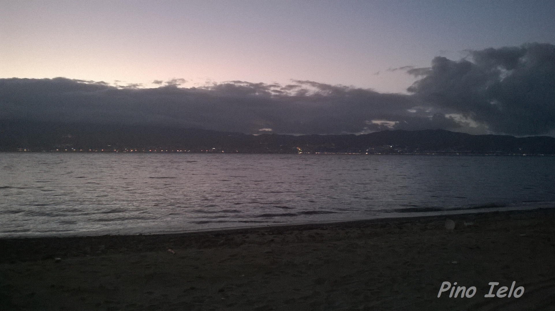 il mare di Catona, nello stretto di Messina