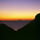 Il mare di Tindari al tramonto