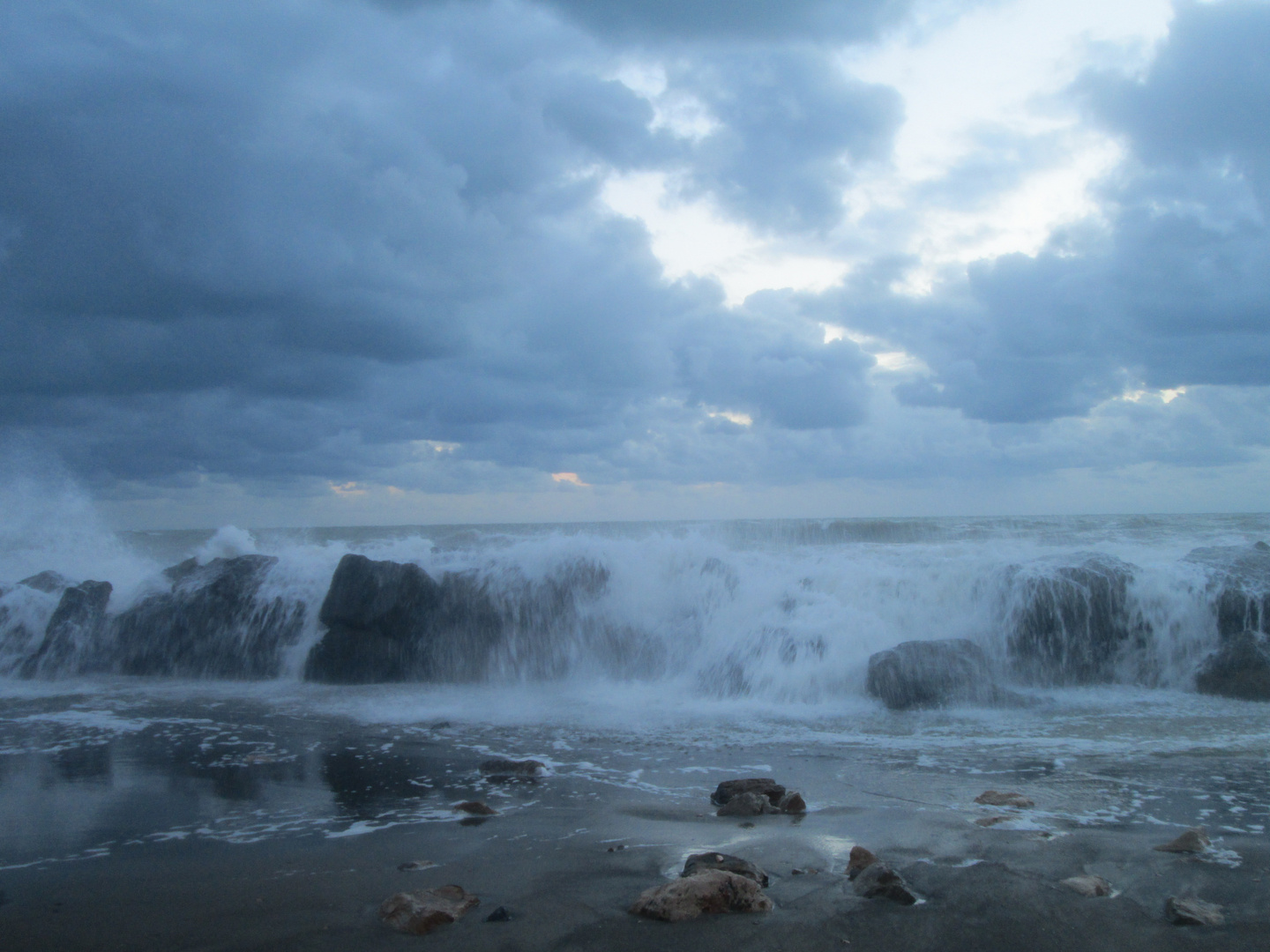 Il mare d'inverno.