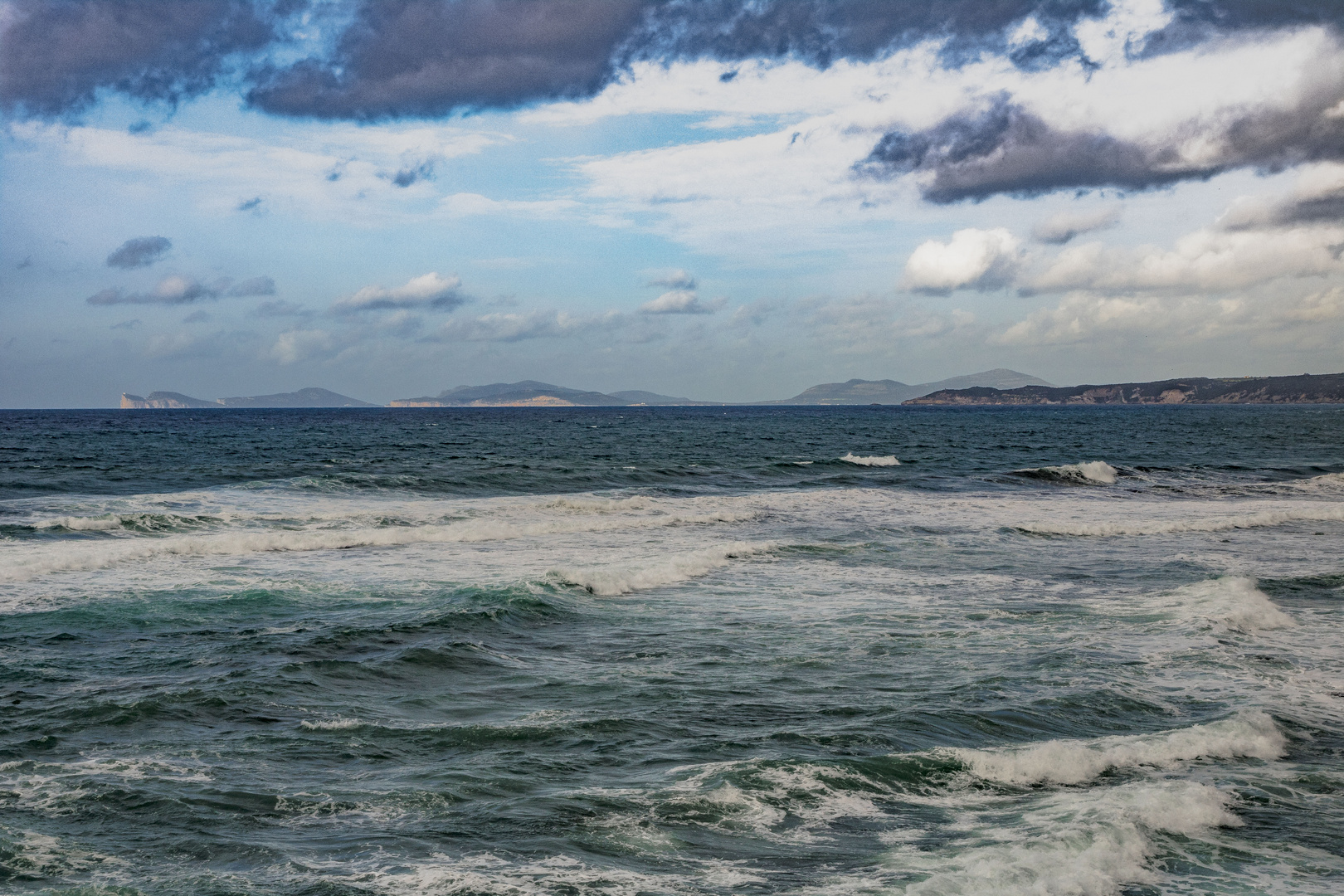 Il mare d'inverno sardo