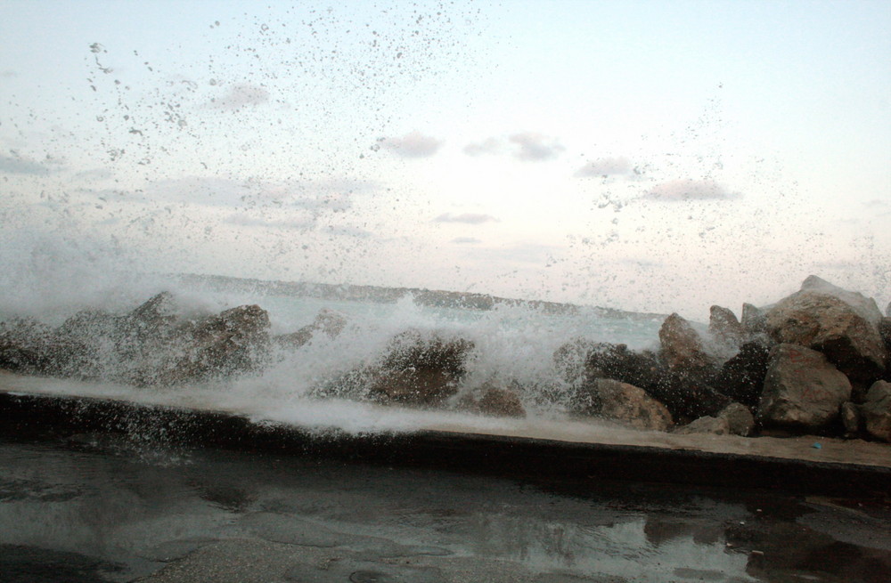 il mare in tempesta