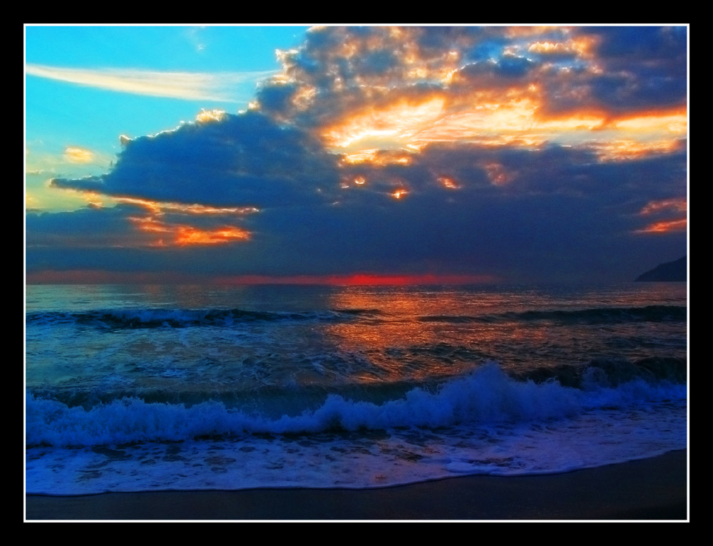 il mare un pomeriggio d'inverno....