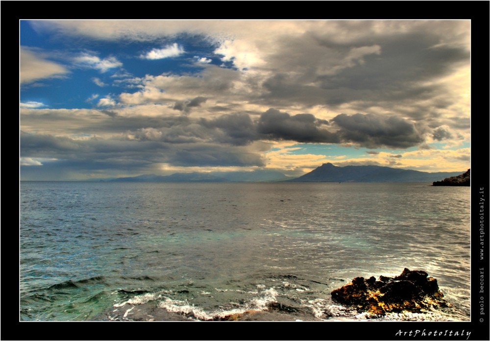 Il mare, una mattina d'inverno.....