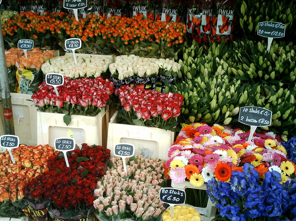 il mercato dei fiori.......