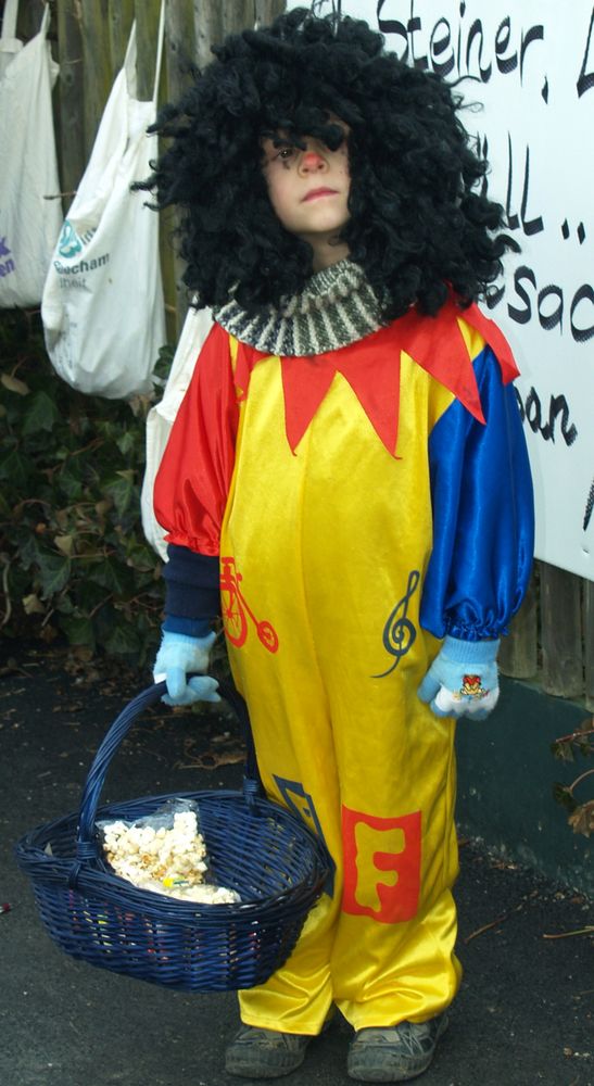 il mio piccolo vicino di casa ieri al carnevale