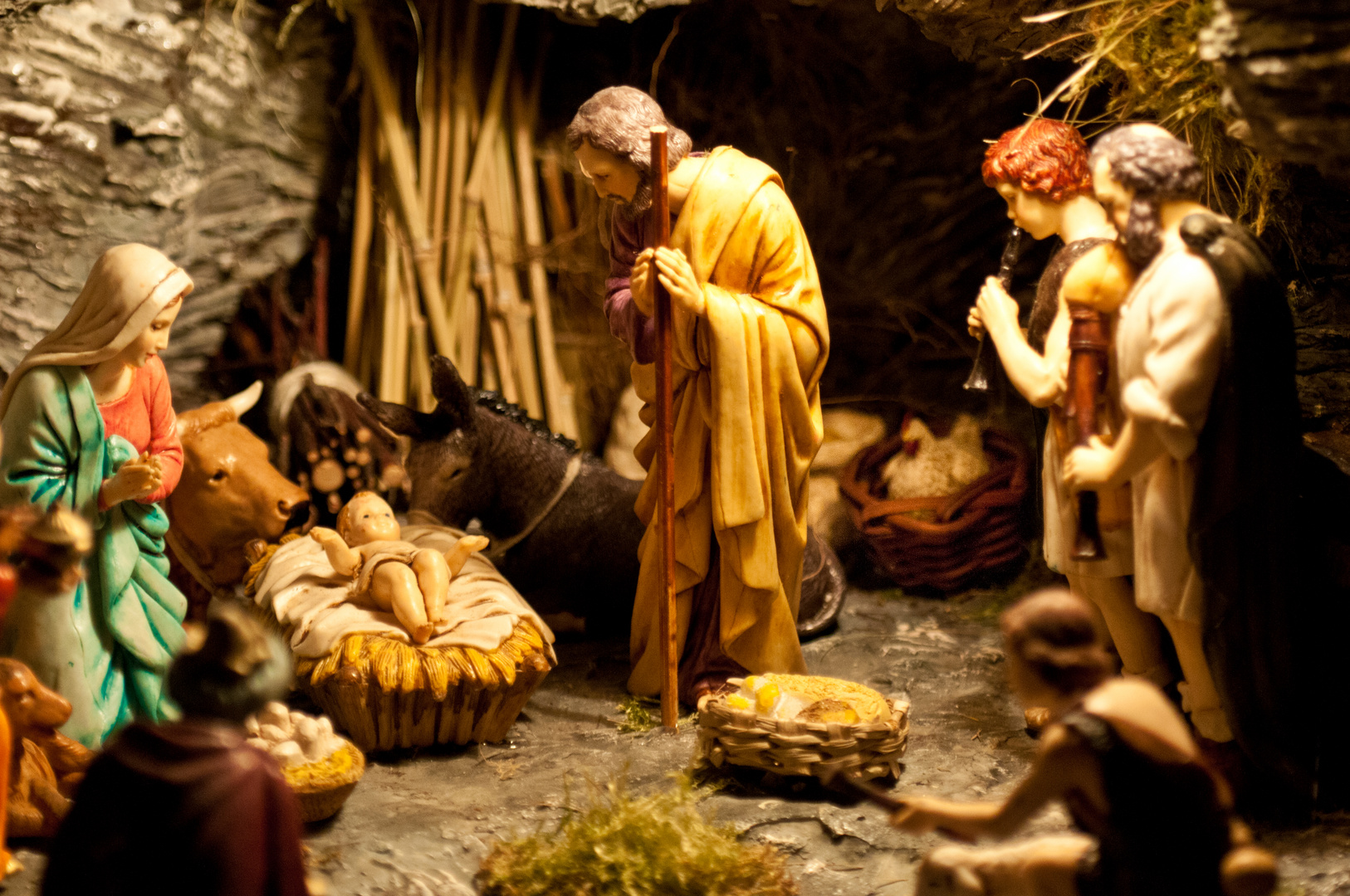 il mio presepe....costruito a mano .....02