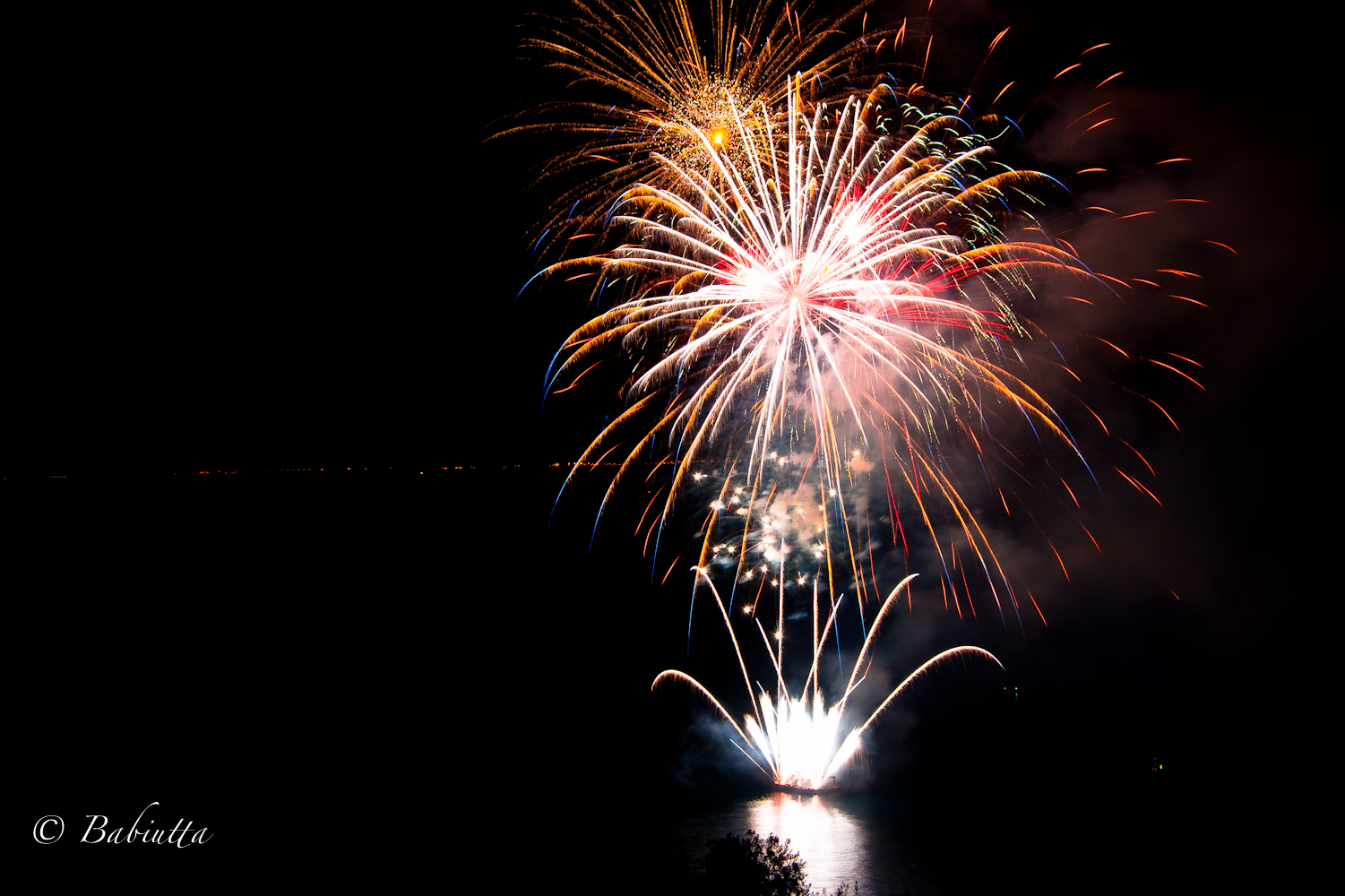 Il mio primo fuoco d'artificio