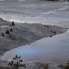 il misterioso blu nella valle dei geyser