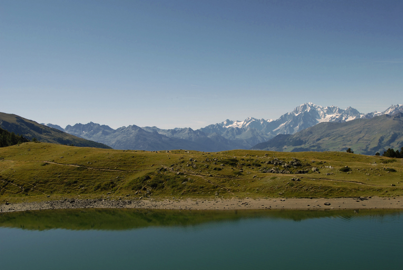 IL MONTE BIANCO DAL LAGO ARBOLLE