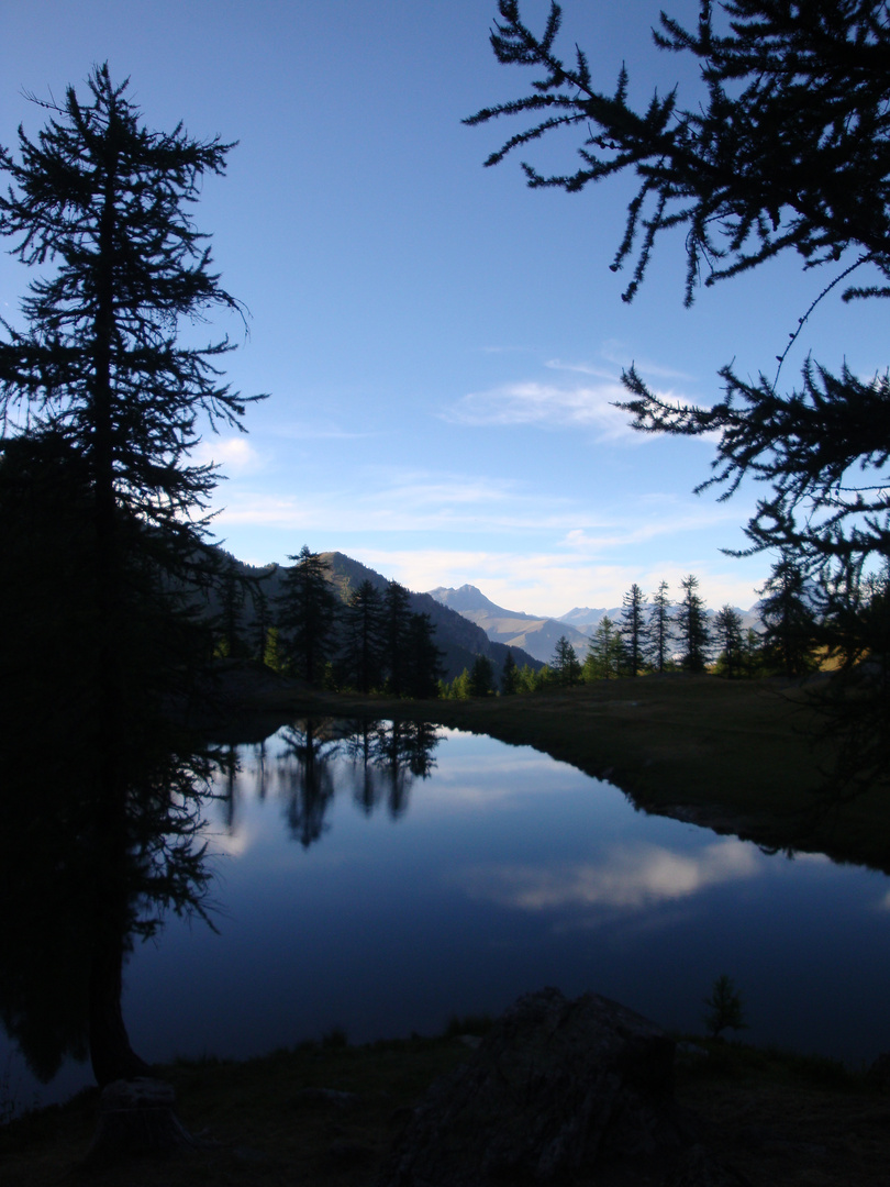 Il Monviso dal lago di Marmora