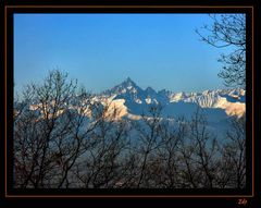 Il Monviso dalla collina torinese