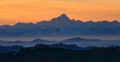 il Monviso visto da Alice Bel Colle