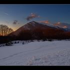 Il Morrone all'imbrunire