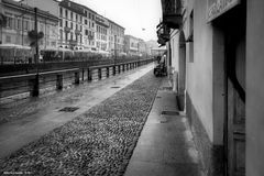 Il naviglio grande di Milano