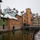 Il neige sur Annecy