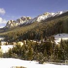 il panorama da casa mia in inverno