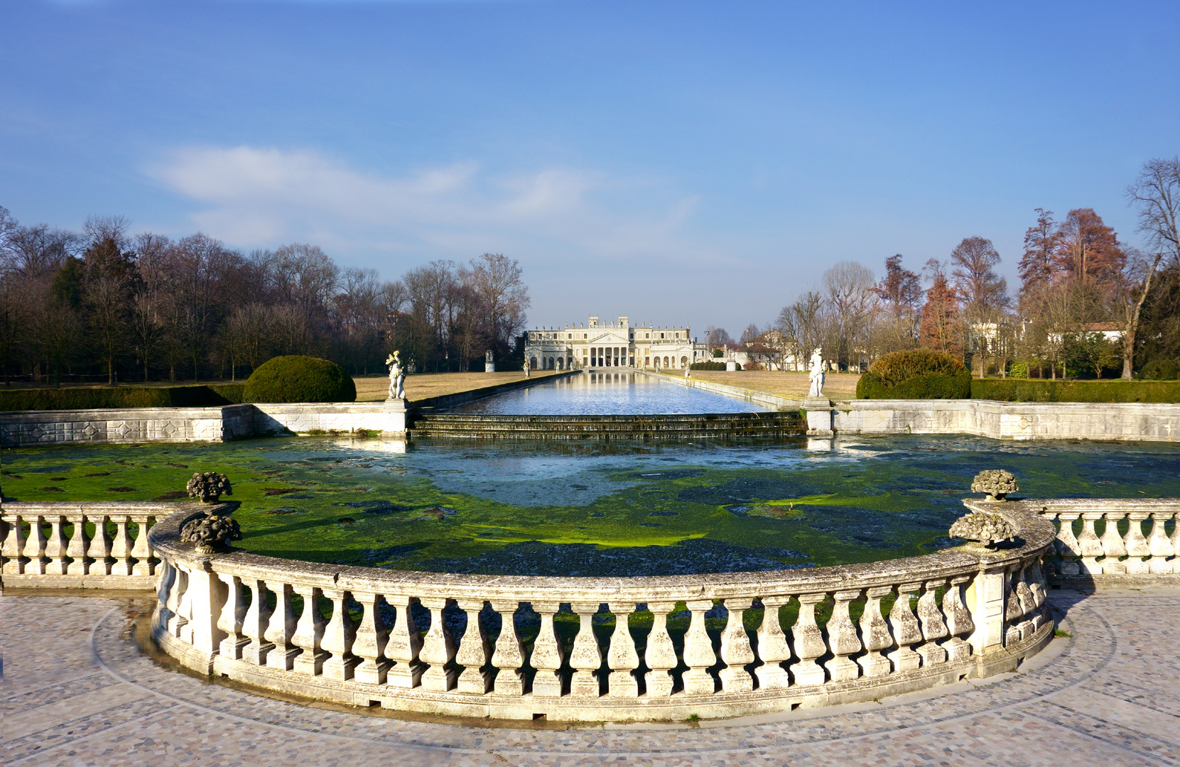 Il parco di villa Pisani