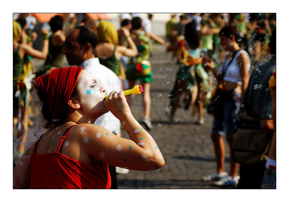 Il pensiero di una bolla di sapone