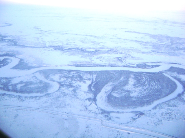 Il Permafrost Siberiano visto dall'aereo