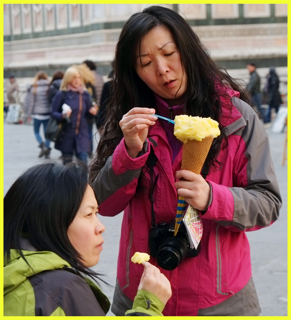 Il piacere di un.....gelatino...con 3 gradi sopra lo zero.....