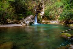 Il piccolo lago di San Benedetto a Subiaco