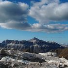 Il Piz Boè altezza 3152 visto dalla Marmolada