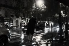 Il pleut des cordes - nachts in St.Germain