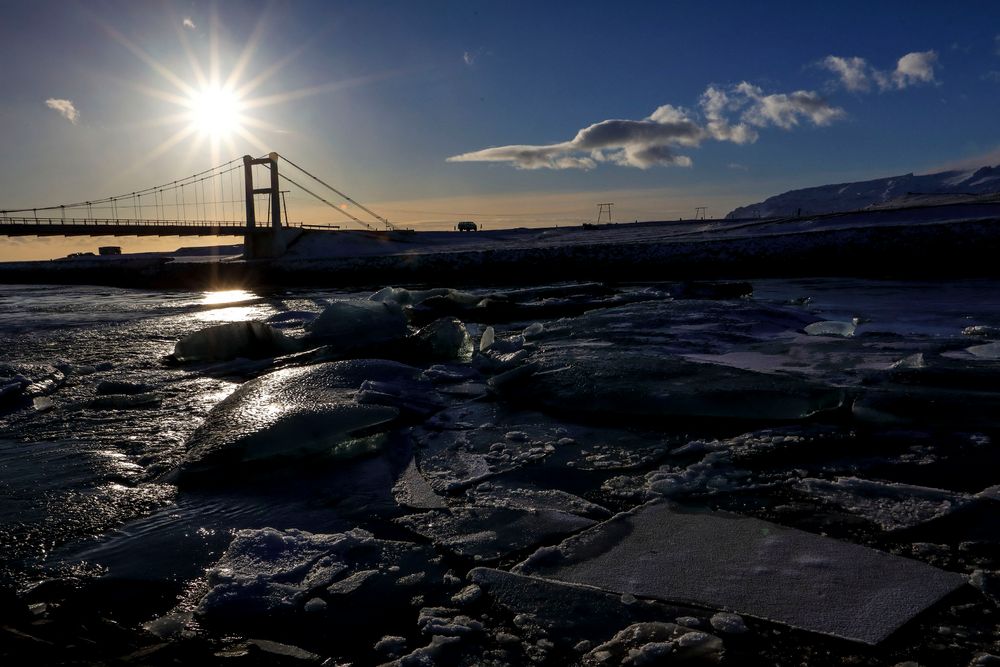 il ponte sul ghiaccio