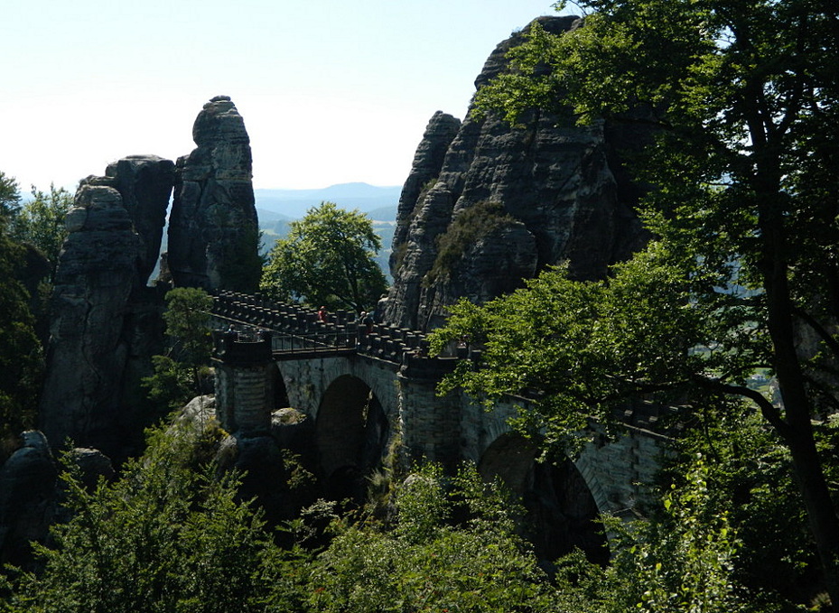 Il ponte sulla roccia di Bastei